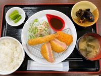 ぶなの木「ミックスフライ定食」@飯山市静間