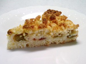 ルバーブケーキ