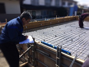 型枠の検査に行って来ました。