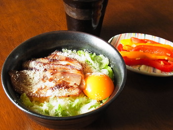 ろっきーさんのカルボ丼☆