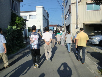 町内の防災訓練で思いました