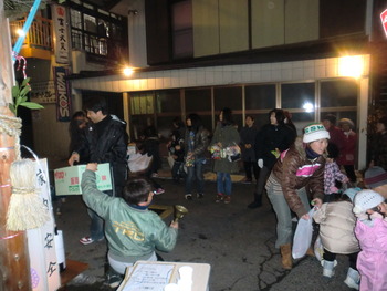 私の地区の「道祖神祭」