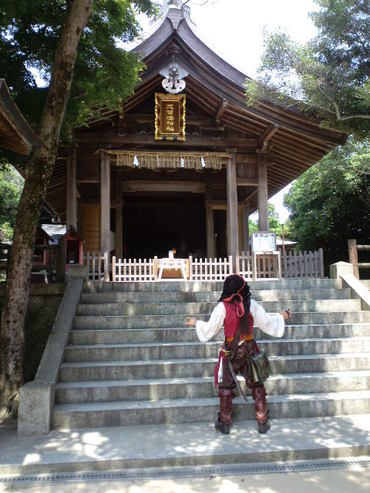 ★安曇野の民は海からやってきた⑪～志賀海神社拝殿～