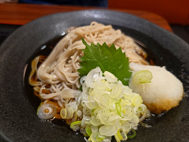 湯の華銭湯　瑞祥松本館　手打ちきのこおろし蕎麦