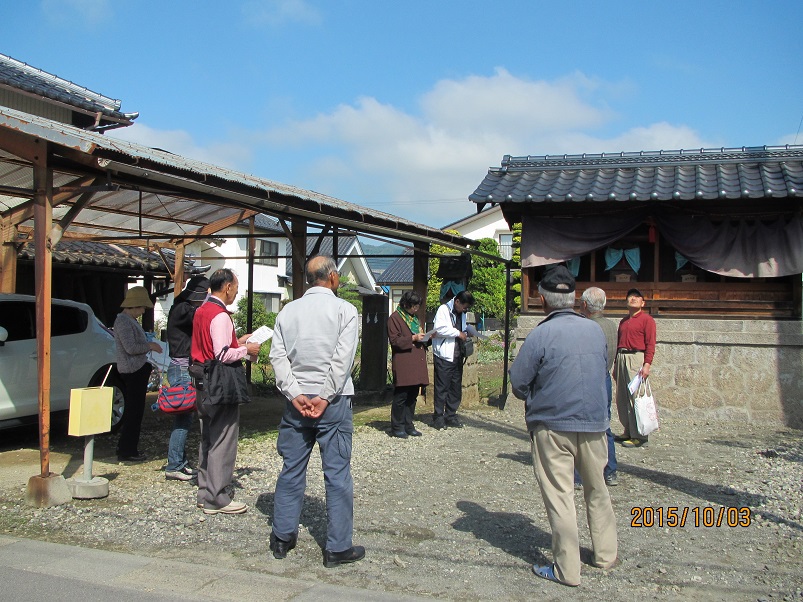 文学散歩　今井兼平　阿弥陀堂　お薬師様