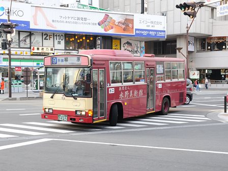 2352、長電バス、レインボー、長野駅