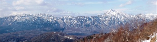 初冬の飯縄山