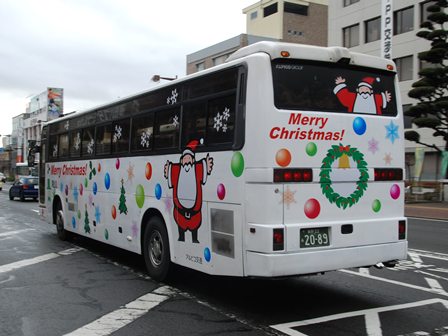 今年のクリスマスバス！！
