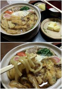 冬の終わりに「鍋焼きうどん」 ☆ 相生食堂