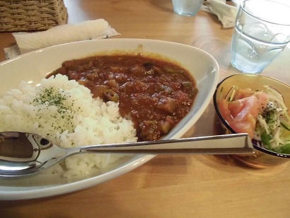 喫茶ｅｎ『夏野菜カレーセット』