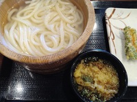 丸亀製麵『釜揚げうどん＋竹輪の磯部揚げ』