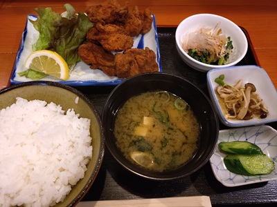 寿司　大嘉『鶏唐揚げ定食』