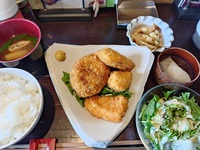 扇屋『チキンカツ＆豚メンチ』