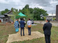 上田市諏訪形にて地鎮祭