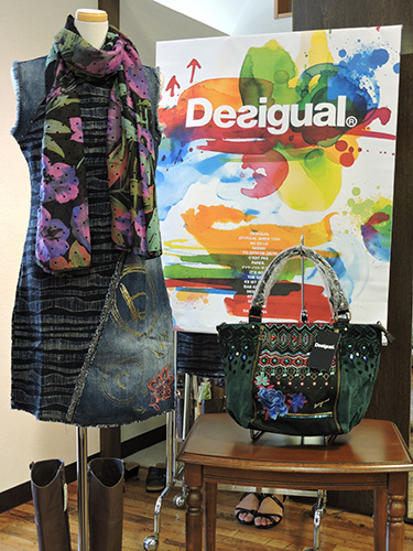 ついに入荷!!　新ブランド★Desigual