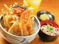 ランチ 海鮮かき揚げ丼