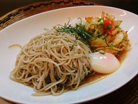 冷た～い！ かき揚げ蕎麦 580円‼️