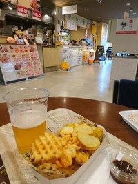 川中島hiroba 風呂上がりのビール