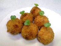 かぼちゃのチーズ入りコロッケ