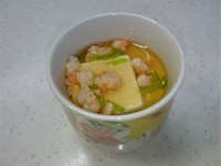 空也蒸しえびあんかけ