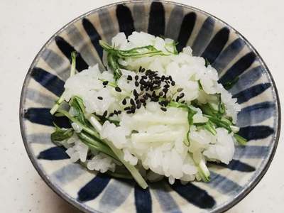 水菜ご飯