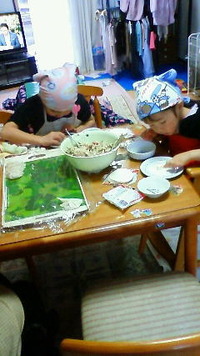 子供とぎょうざ作り♪