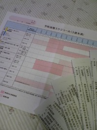 予防接種スケジュール
