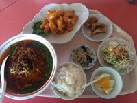 臺灣料理 美味館 　辣炒鶏＋台湾面