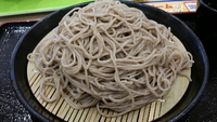 小木曽製粉でそばを食べる。