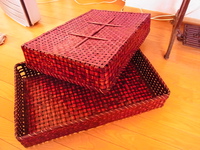 竹製のカゴ