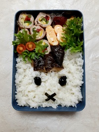 野菜肉巻きbento