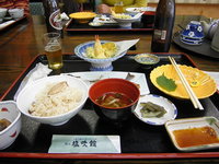 間欠泉と南信州秋の味覚を堪能