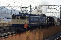 「SL北びわこ号」米原駅入替作業