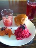 色を食す　♪ピンクプレート♪