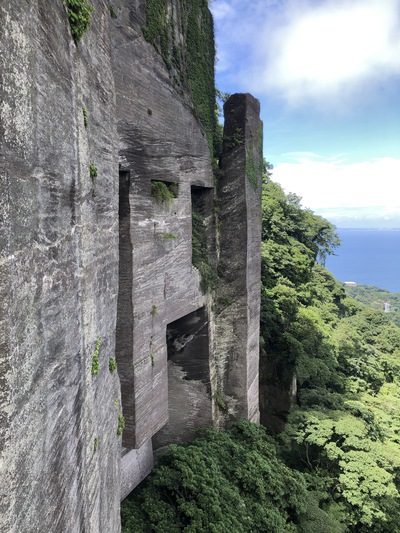 鋸山 日本寺 東口より