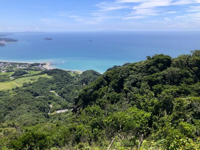 鋸山 日本寺 東口より