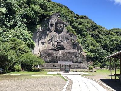 鋸山 日本寺 東口より