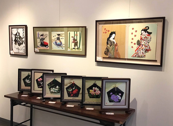 正姿流創作押絵 春の新作押絵展 『山笑う・山滴る・山粧う・山眠る』