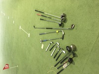 ゴルフトレインコート松本のゴルフトレーニング用練習器具