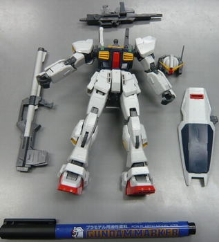 がんじいのガンきち日記:ガンプラRG(リアルグレード)ガンダムMk