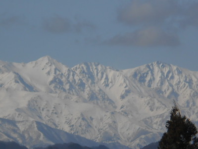 槍ヶ岳遠景