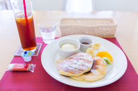 ベーカリーテラス ポアンでリコッタパンケーキを食べる 2015/08/05 08:14:03