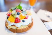 ありあけ山のカフェで山cafeのショートケーキを食べる 2015/06/28 14:28:33