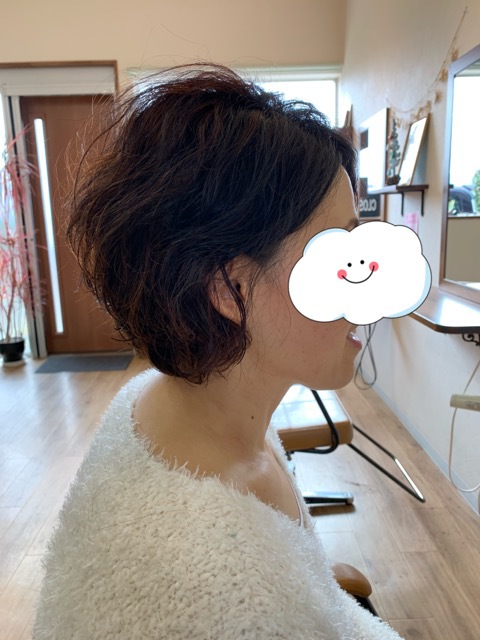 ヘアドネーションからの楽チンウェーブスタイル