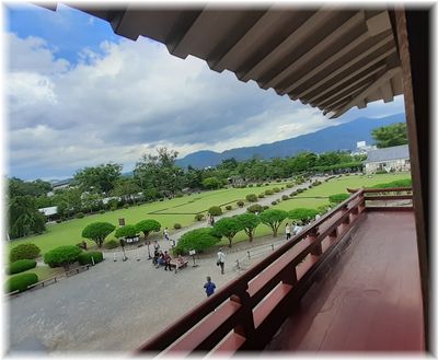 松本城　初登城