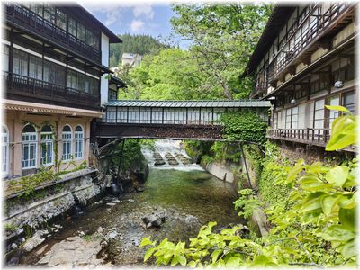 四万温泉：積善館と温泉まんじゅう