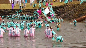 諏訪大社御柱祭と諏訪湖RUN