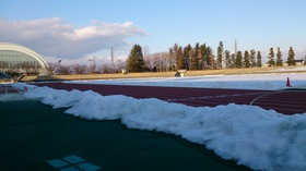 競技場練習と長野灯明まつり