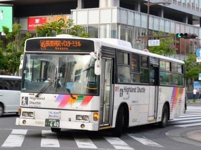 【川中島バス】 40640号車のラッピング解除！