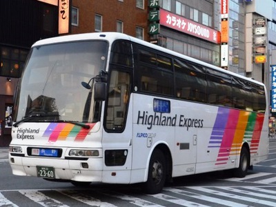 【川中島バス】 最後の(?)4列仕様のふそうエアロクイーン1、42360号車